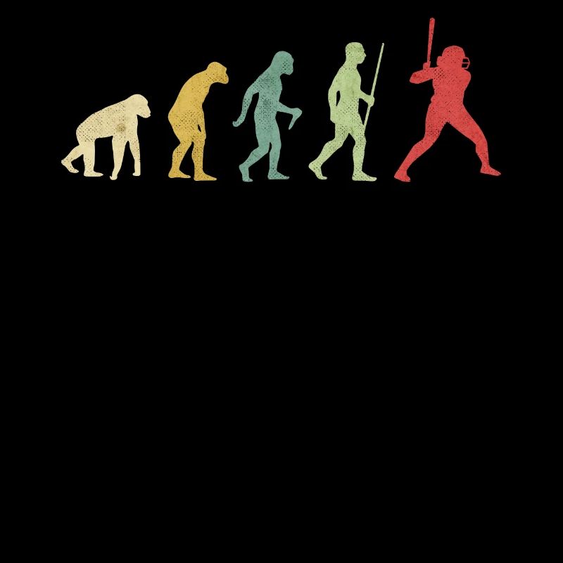 Softball Mädchen Homerun traf Evolution