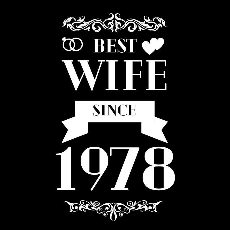 Beste Ehefrau seit 1978 Hochzeitstag
