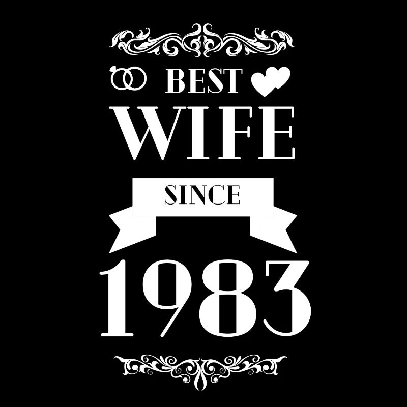 Beste Ehefrau seit 1983 Hochzeitstag