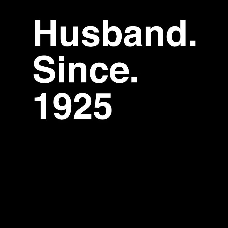 Jubiläumsehemann seit 1925 Hochzeit