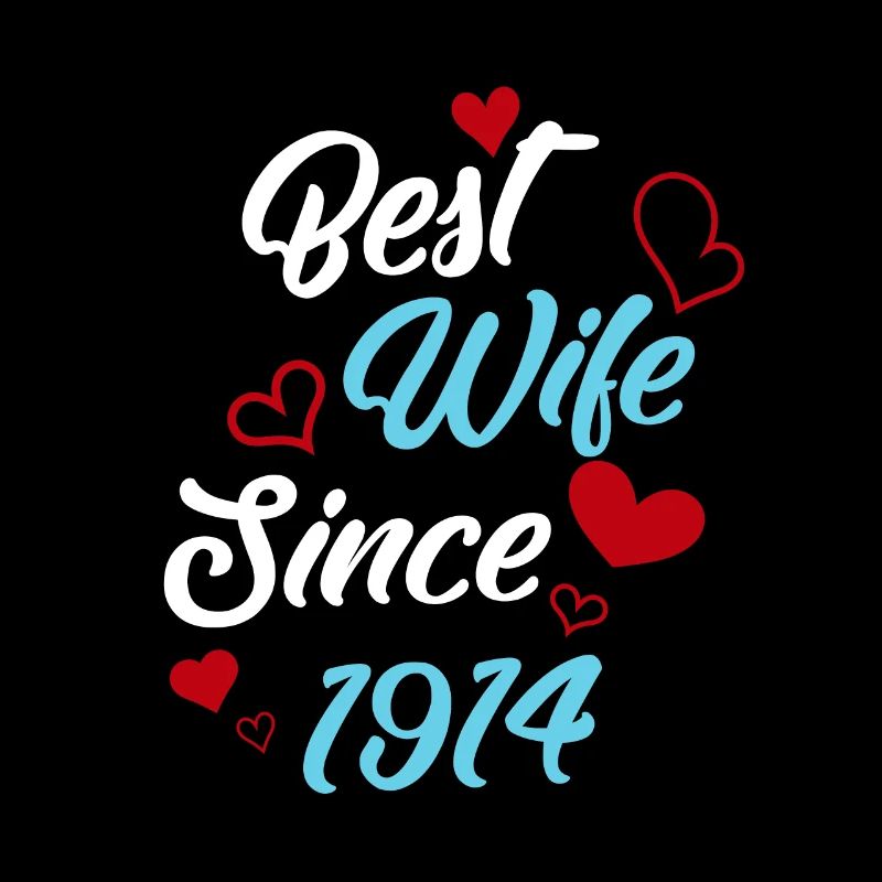 Jubiläum Traubeste Ehefrau seit 1914 Hochzeit