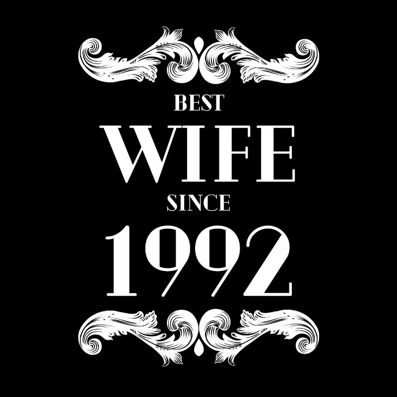 Beste Ehefrau seit 1992 Hochzeit