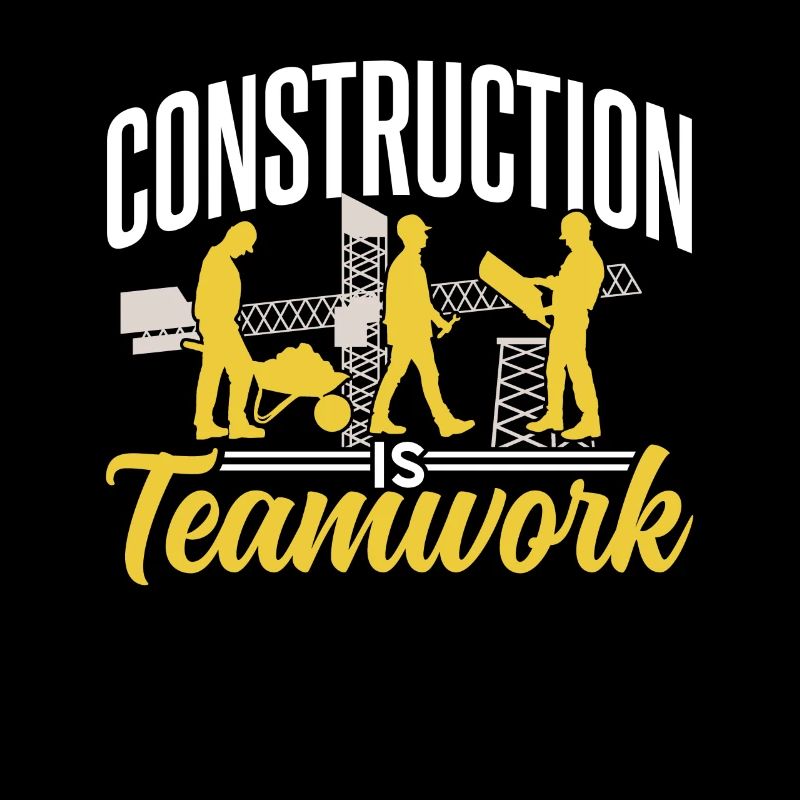 Le travail de construction est un travail d’équipe Construction de chantier Travail d’équipe