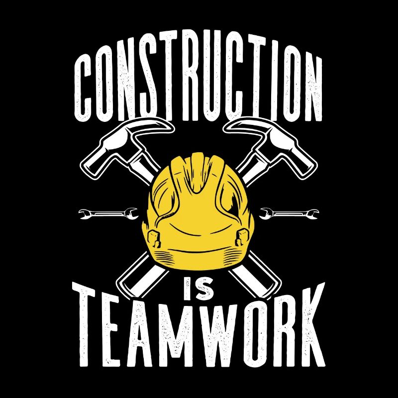 Le travail de construction est un travail d’équipe Chantier de construction Travail d’équipe Construction