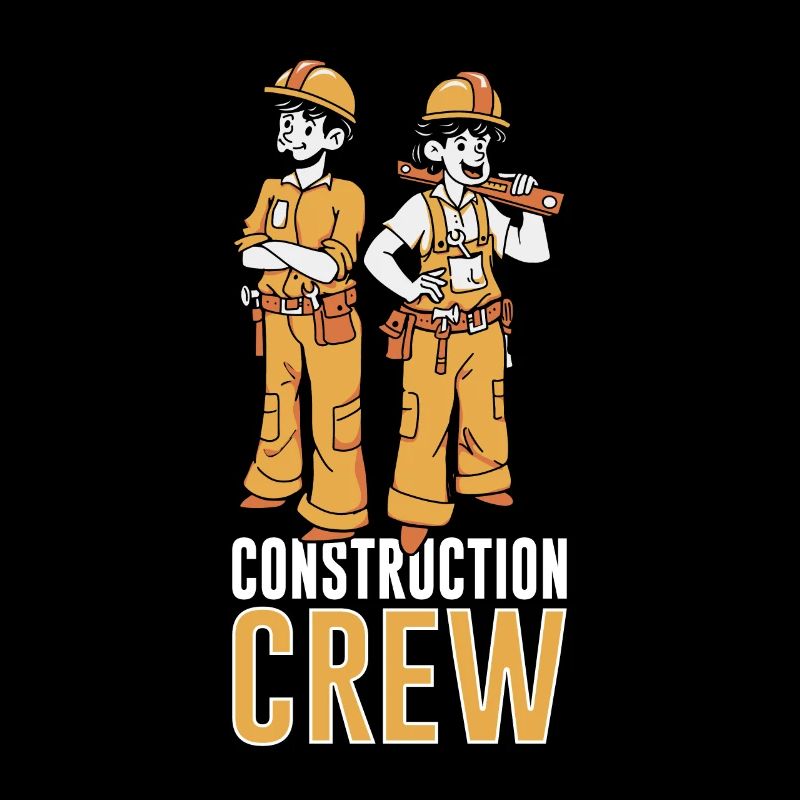 Équipe de construction, Travail d’équipe, Chantier de construction, Ouvrier du bâtiment