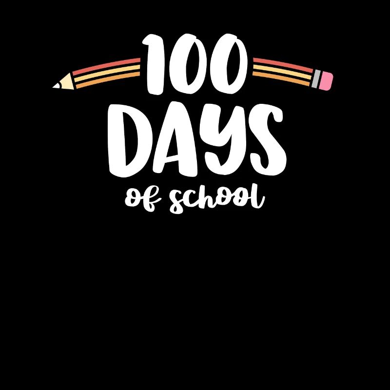 100 jours d’école Professeur d’école de crayon 100e