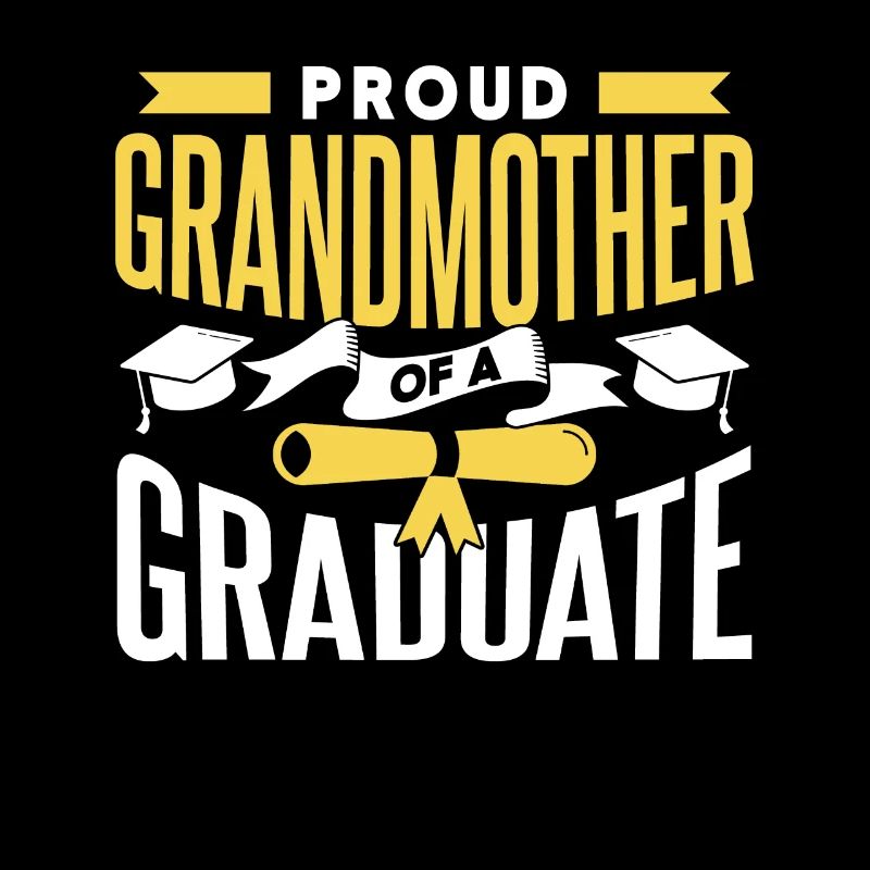 Stolze Großmutter Eines Absolventen Absolvent