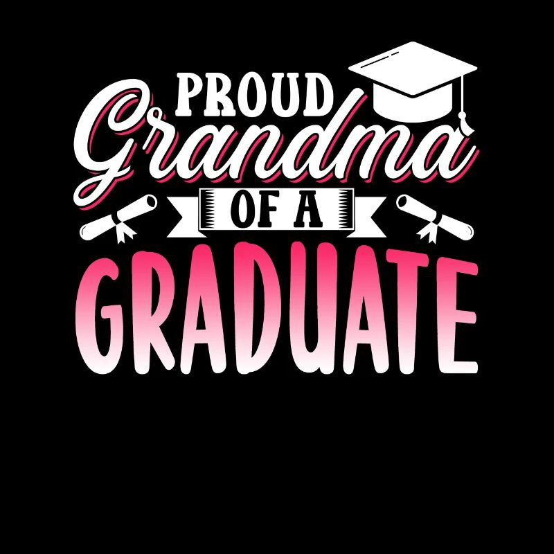 Stolze Großmutter Eines Absolventen Absolvent