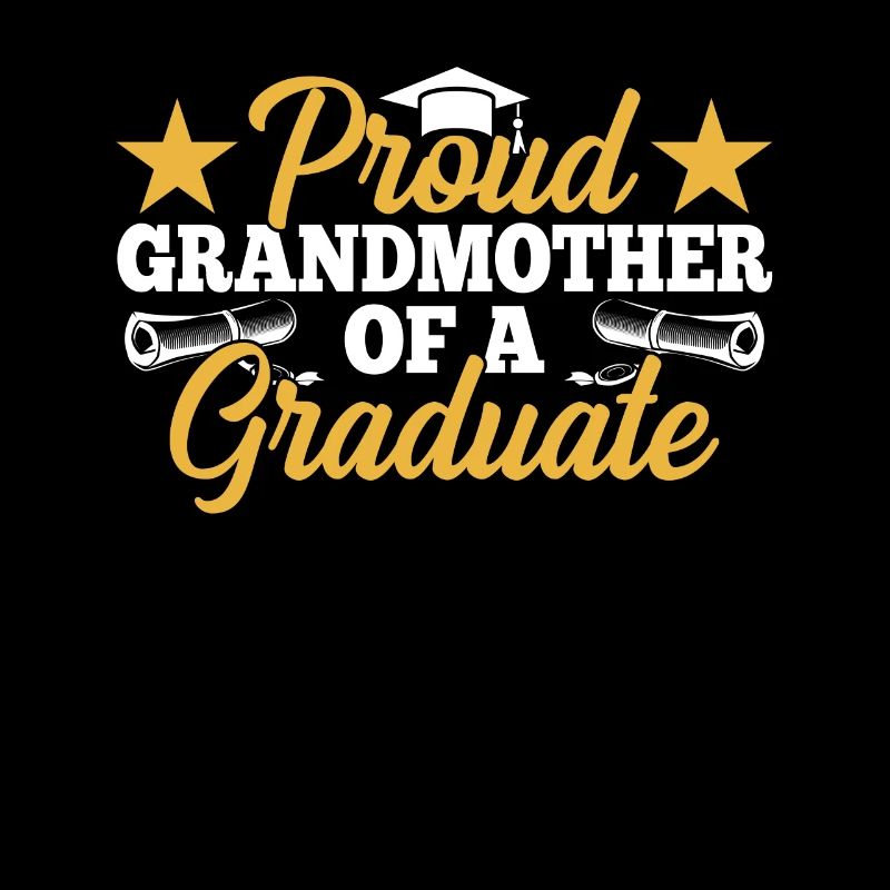 Stolze Großmutter Eines Absolventen Absolvent