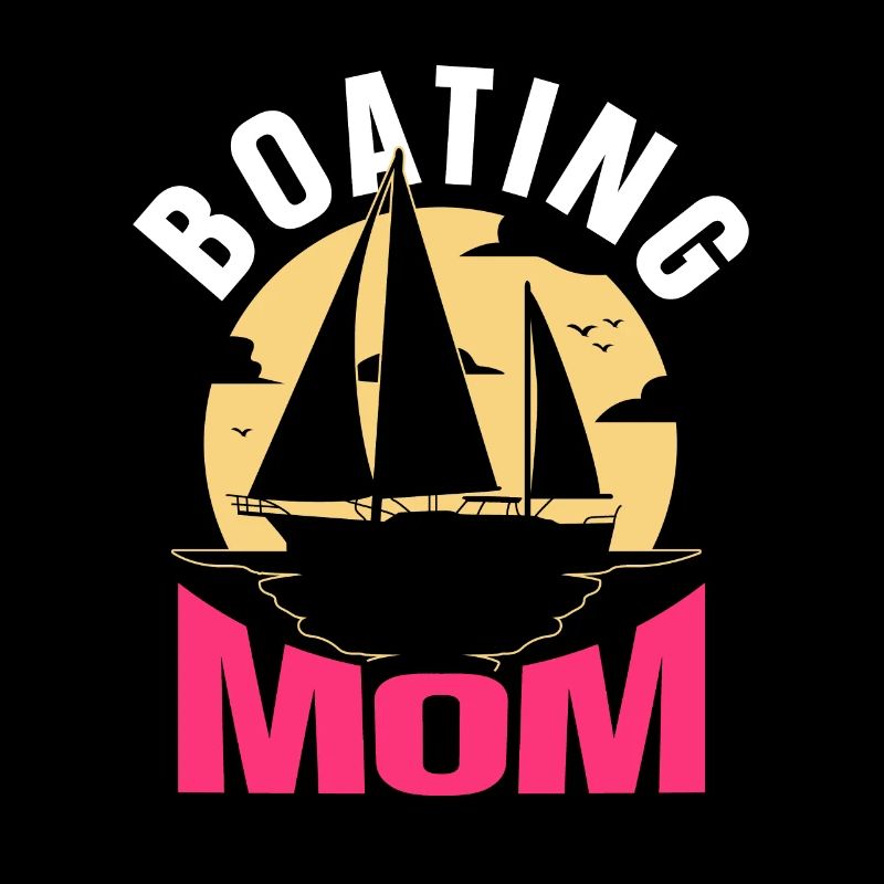 Bootfahrende Mutter Boot Yacht Bootfahren Schiff