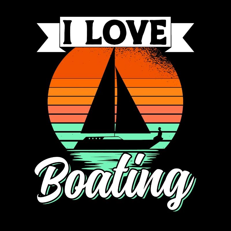 Ich Liebe Bootfahren Yacht Schiff Boot Segelboot