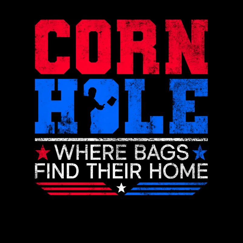 Cornhole Spieler Sackloch - Lustiges Cornhole