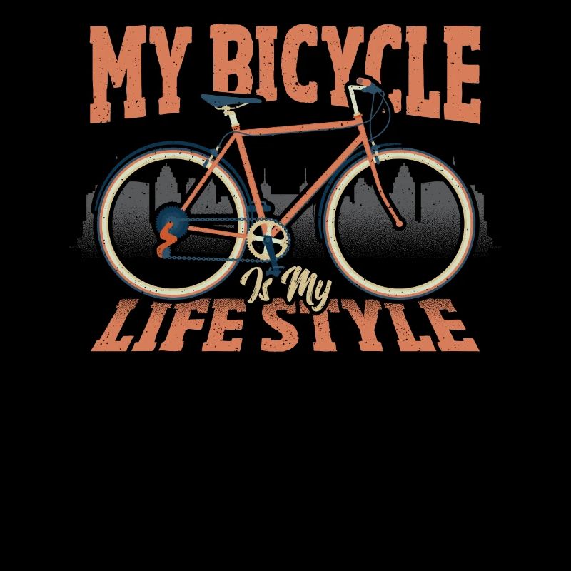 Mon vélo est mon style de vie Cycliste