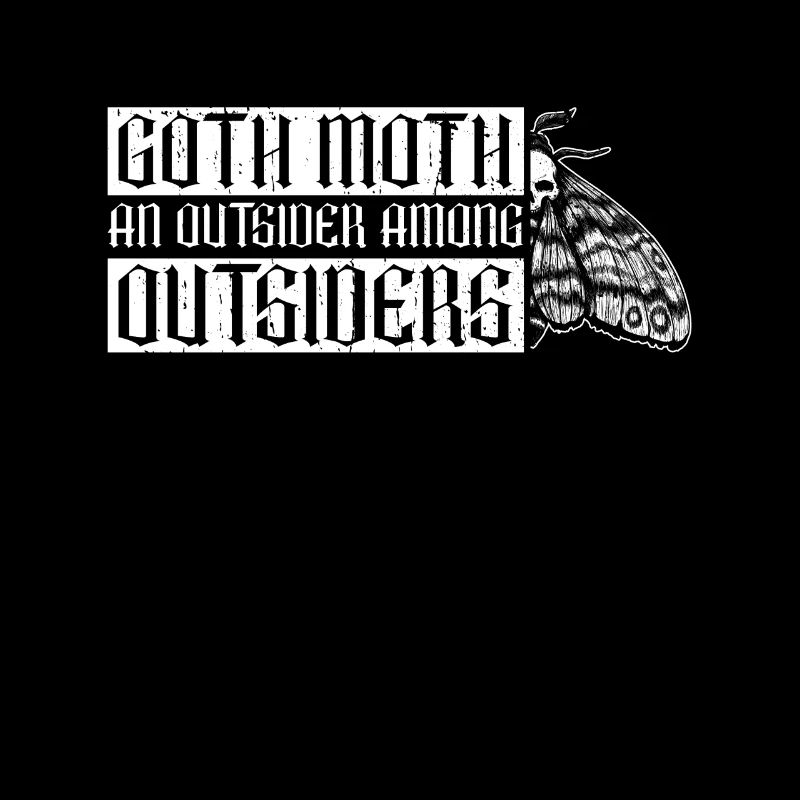 Goth Moth Außenseiter unter Außenseitern Gothic