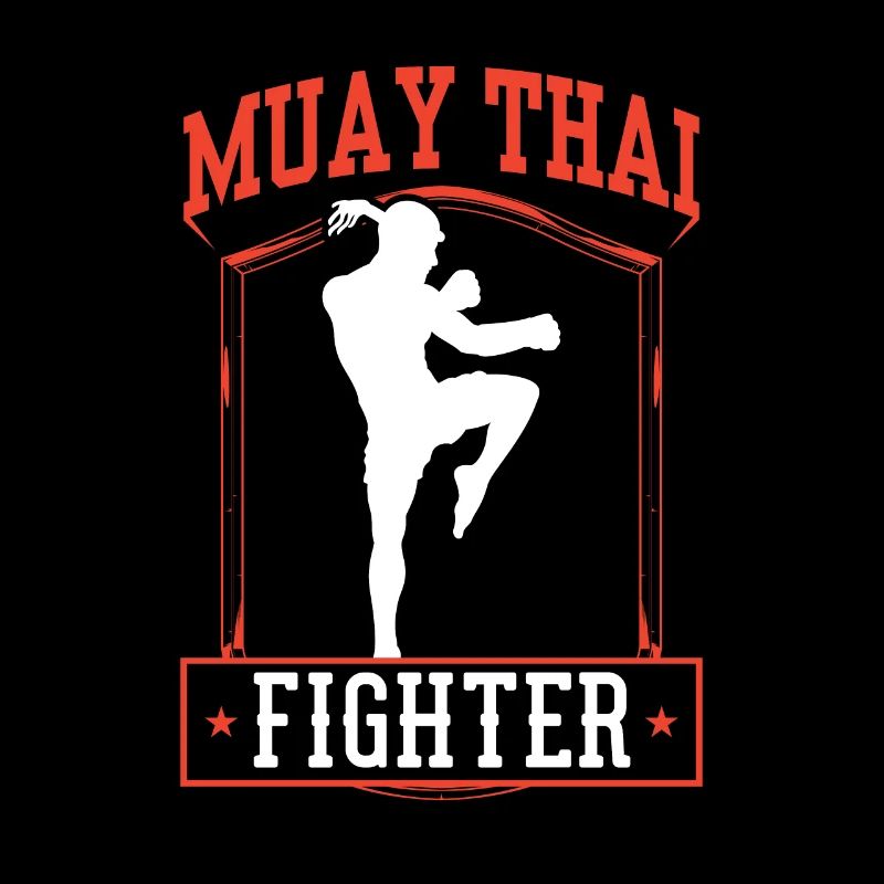 Muay Thai Kämpfer Kampfsport Kampfkunst Kampf