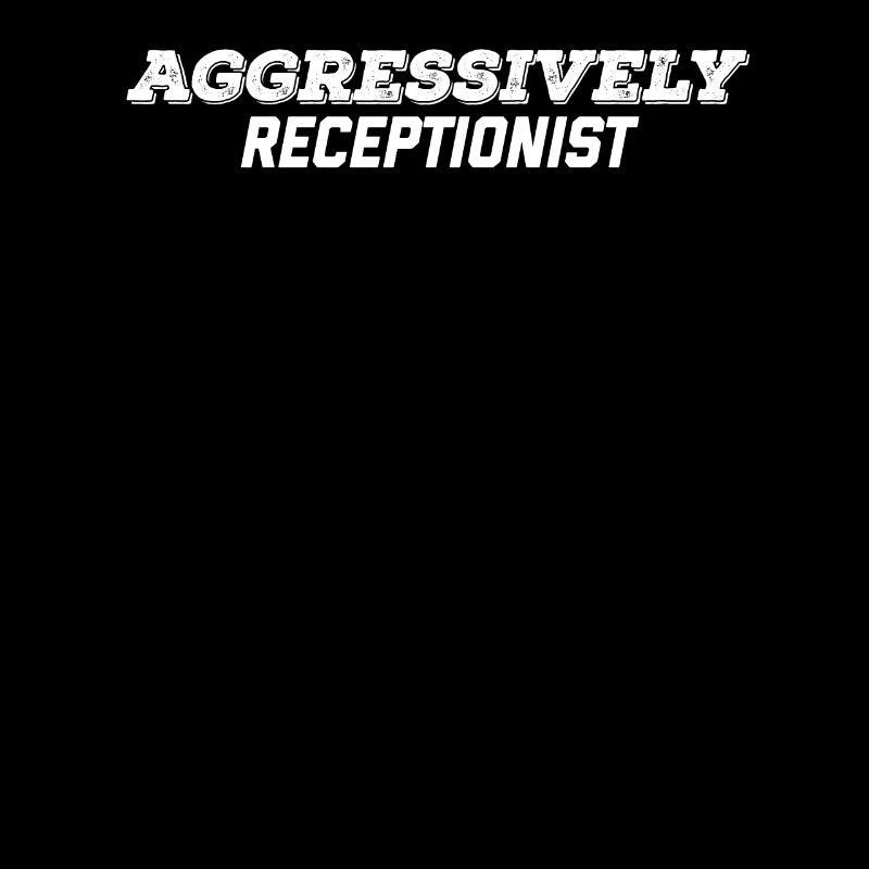 Aggressive Empfangsdame