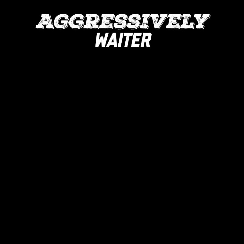aggressiver Kellner