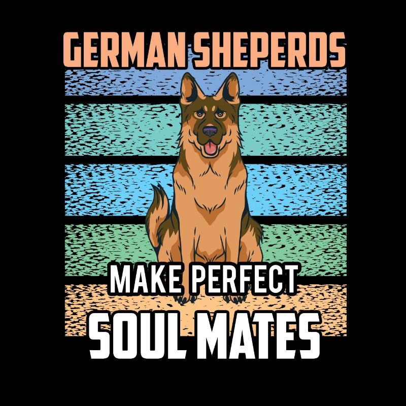 Deutsche Schäferhunde Perfekte Seelenverwandte Süß