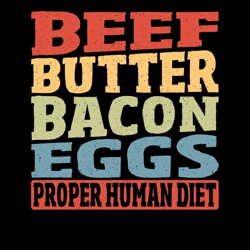 Rindfleisch Butter Speck Eier Richtige