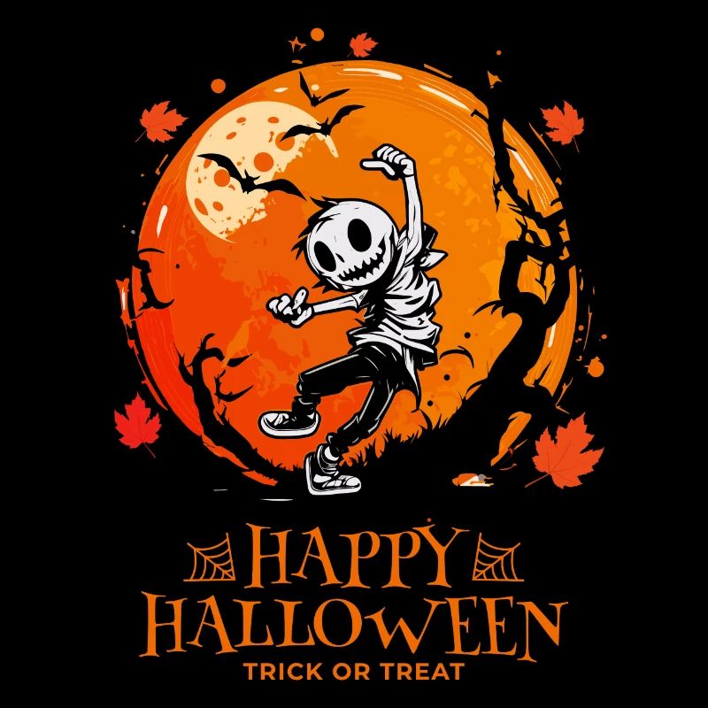 Happy Halloween Jack O Lantern Dabbing