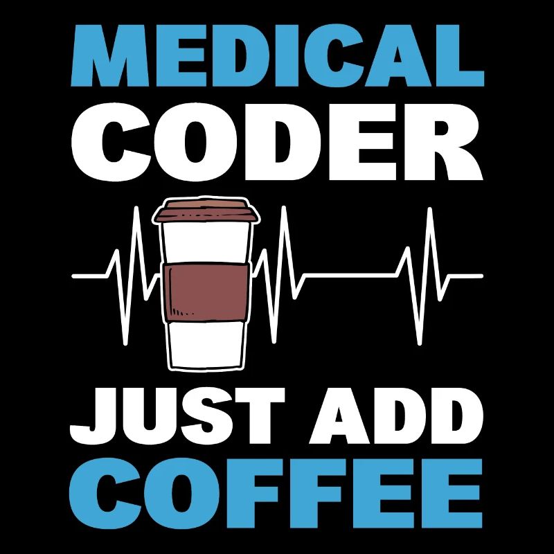 Medizinischer Codierer Einfach Kaffee hinzufügen