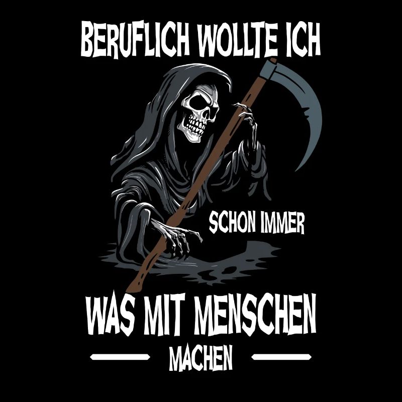 Sensenmann Schwarzer Humor