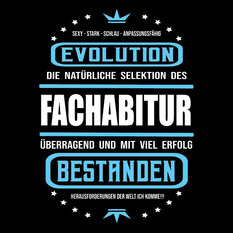 Fachabitur bestanden -Schulabschluss Design