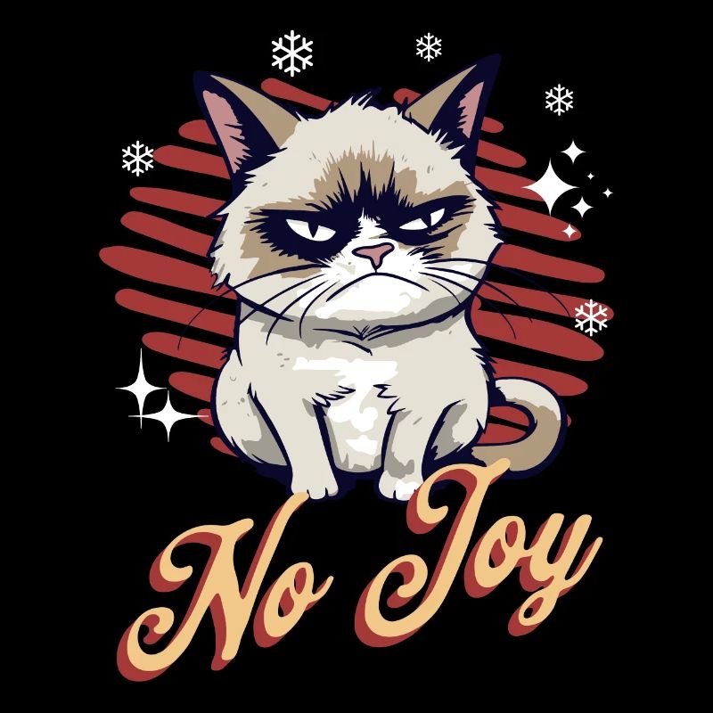Angry Cat Xmas Sarcastic Funny Cat Meme