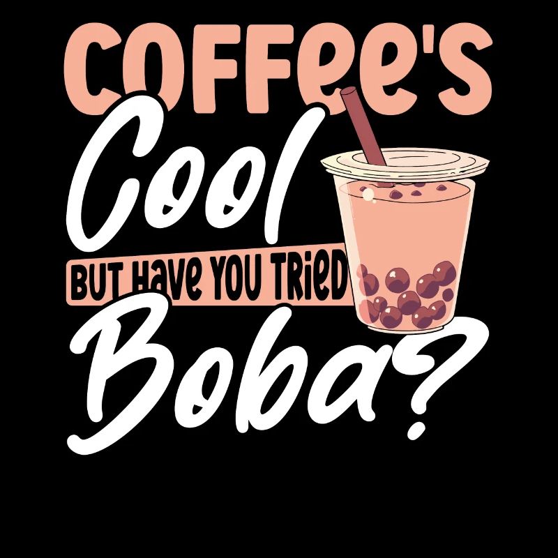 Schwarzer Tee Matcha Boba Boba Tee Merchandise