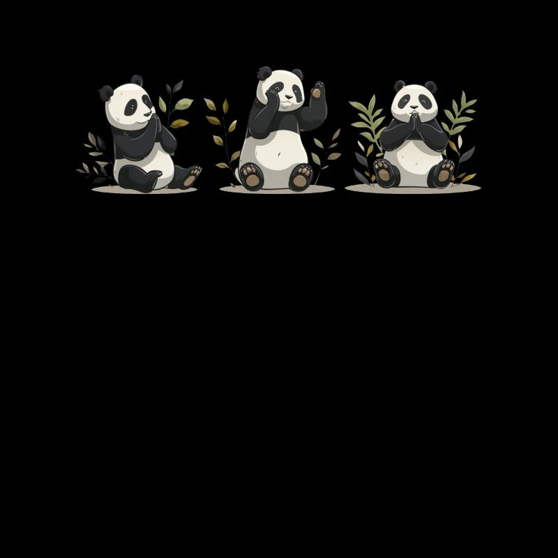 Panda Bear Yoga Panda géant japonais