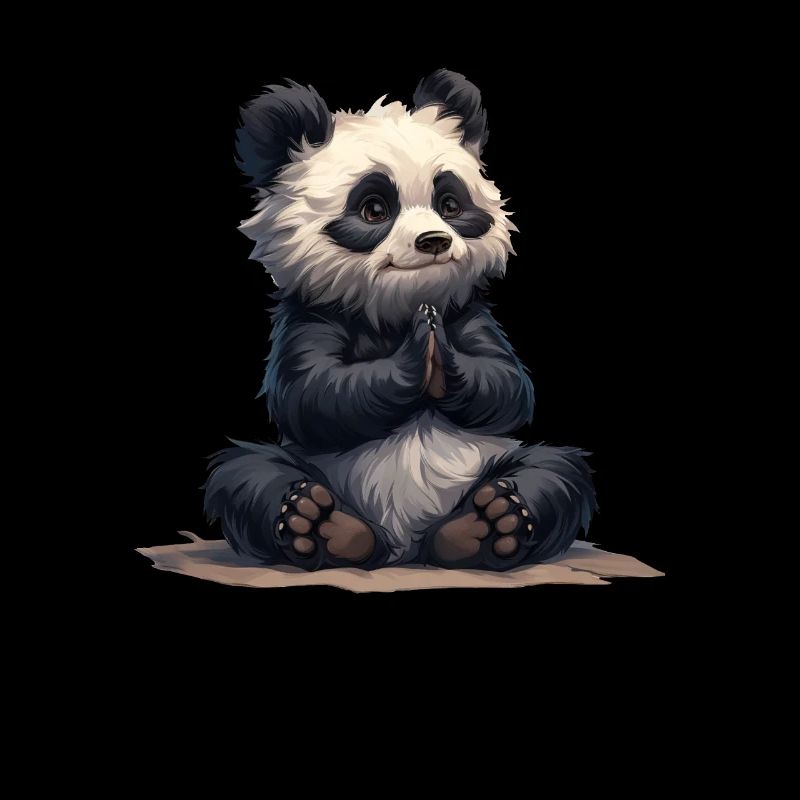 Panda Bear Yoga Panda géant japonais