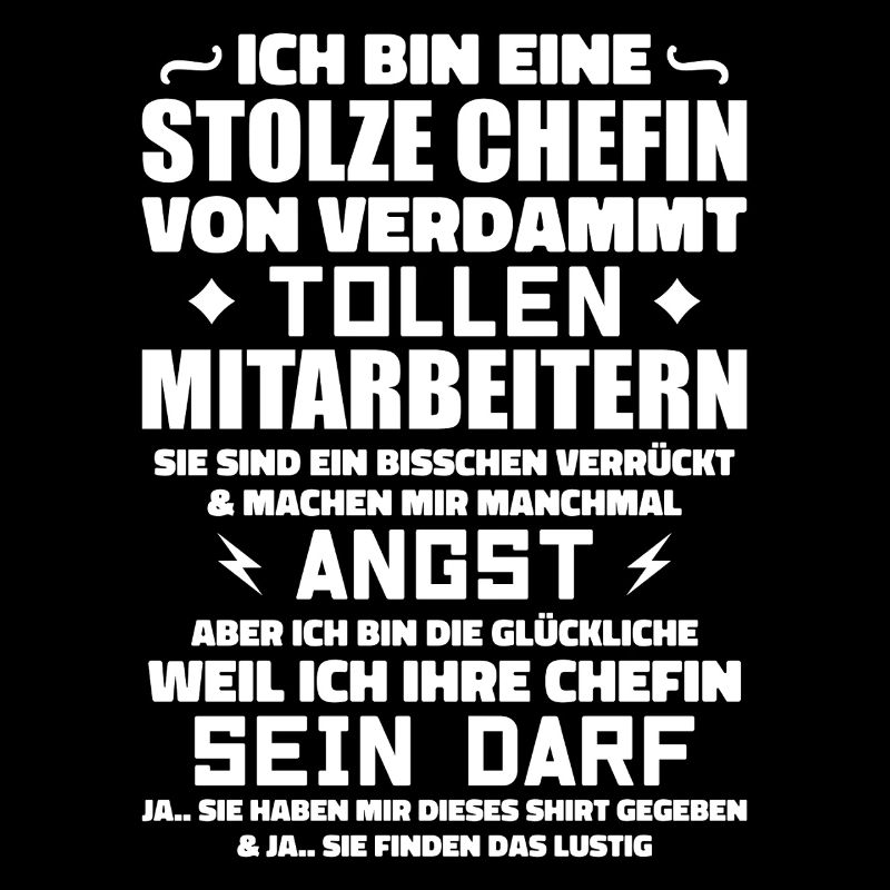 Stolze chefin von verdammt tollen mitarbeitern