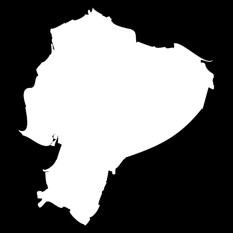Ecuador map flag