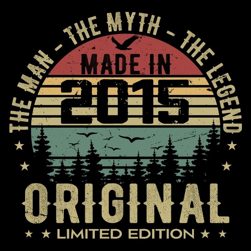 Original 2015 Retro 2015 Geburtstagsgeschenk 2015