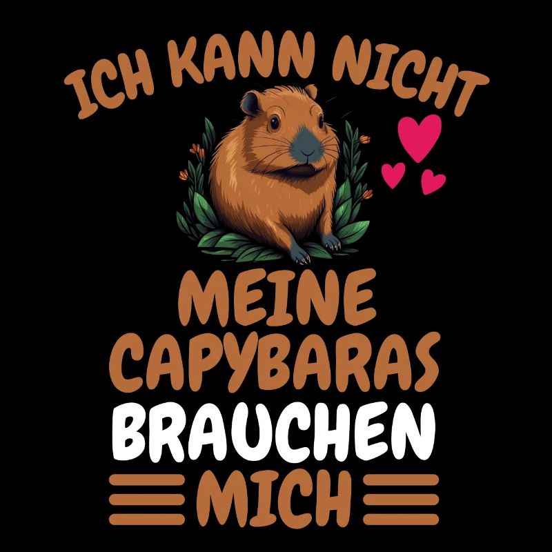 Wasserschwein Tier Lustiges Geschenk Capybara