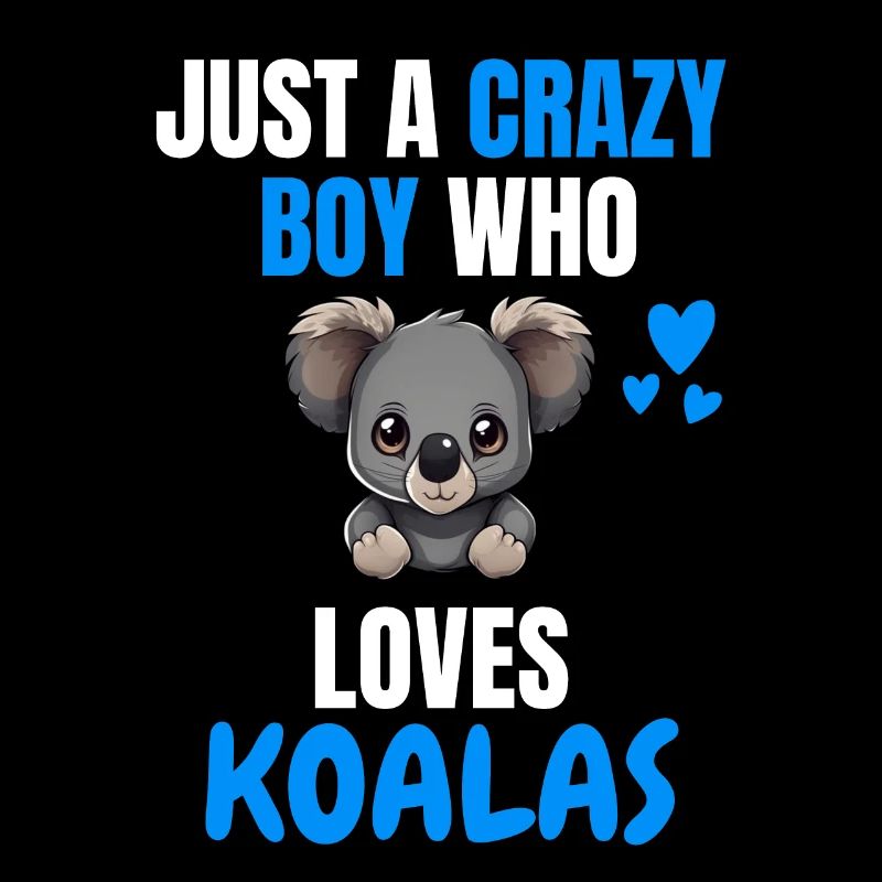 Australein Tier Verrückter Junge Geschenk Koala