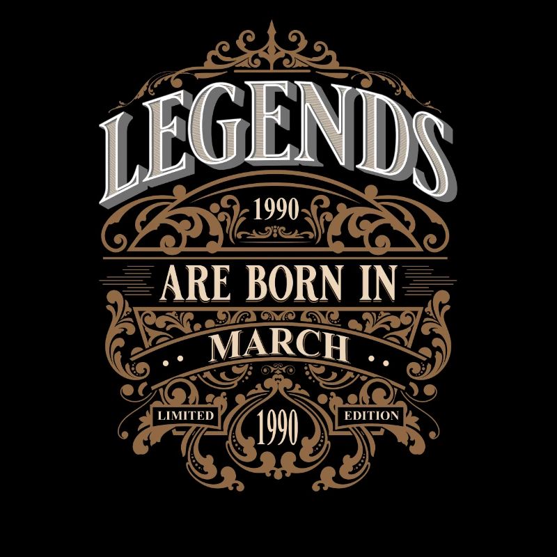1990 Mars Naissance Anniversaire Année de naissance