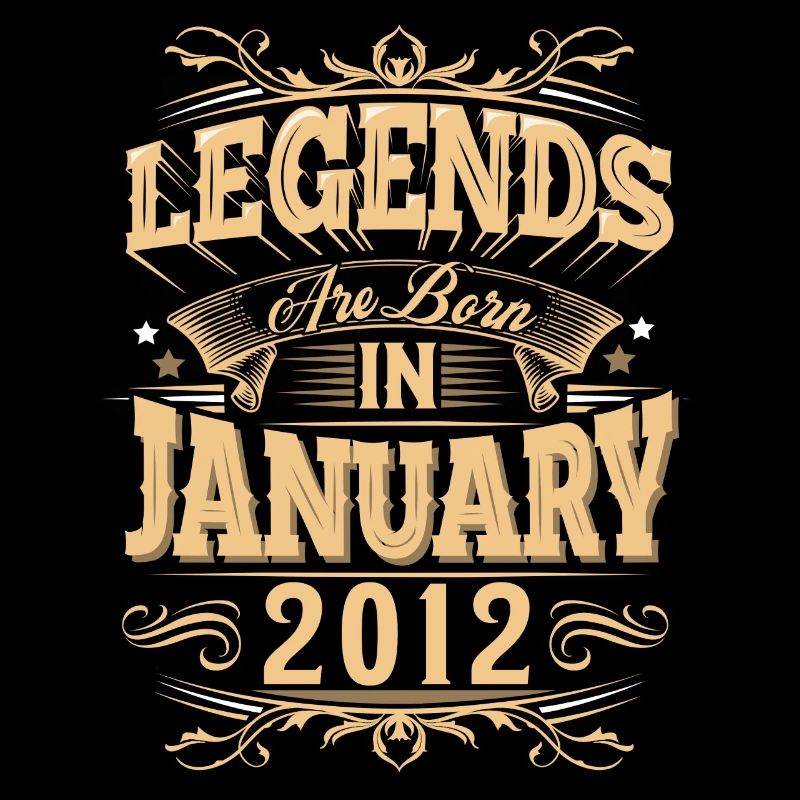 Légende de l’anniversaire de janvier 2012