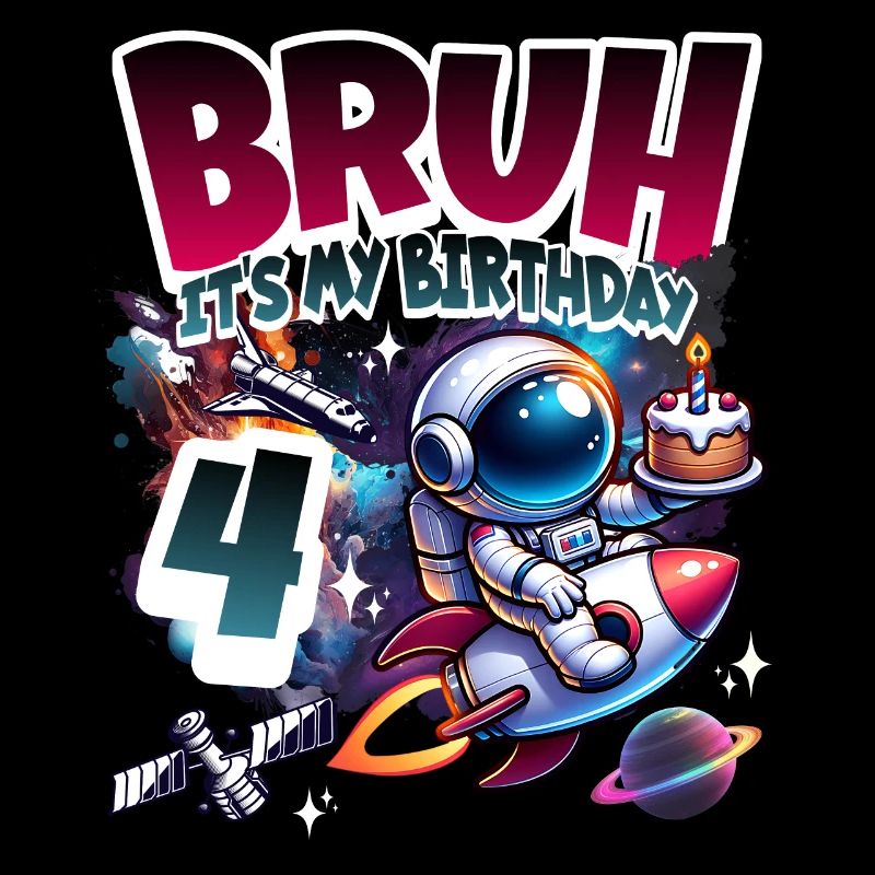 Astronaute 4e anniversaire Espace