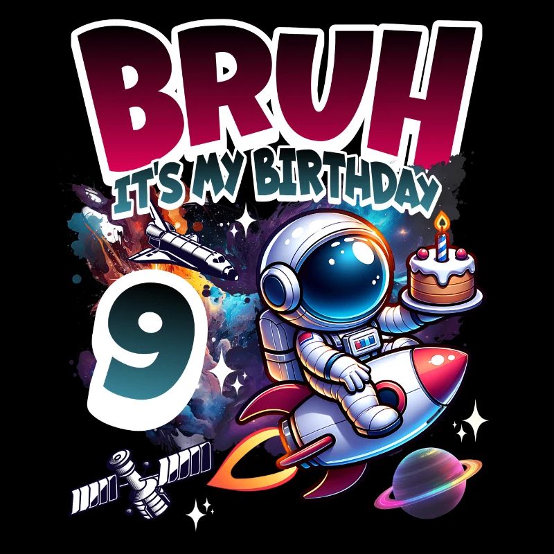 Astronaute 9e anniversaire Espace