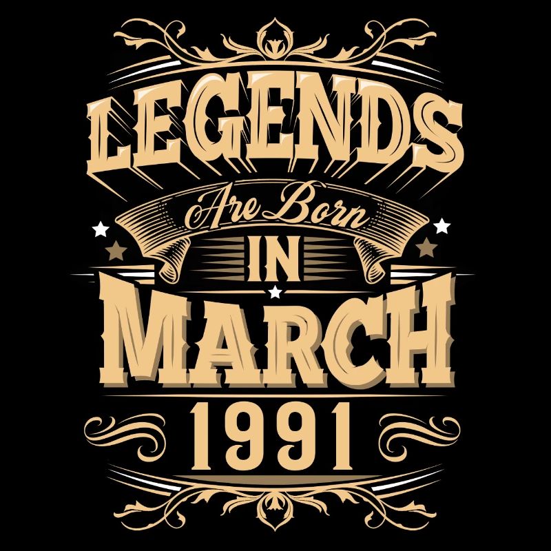 Légende de l’anniversaire de mars 1991