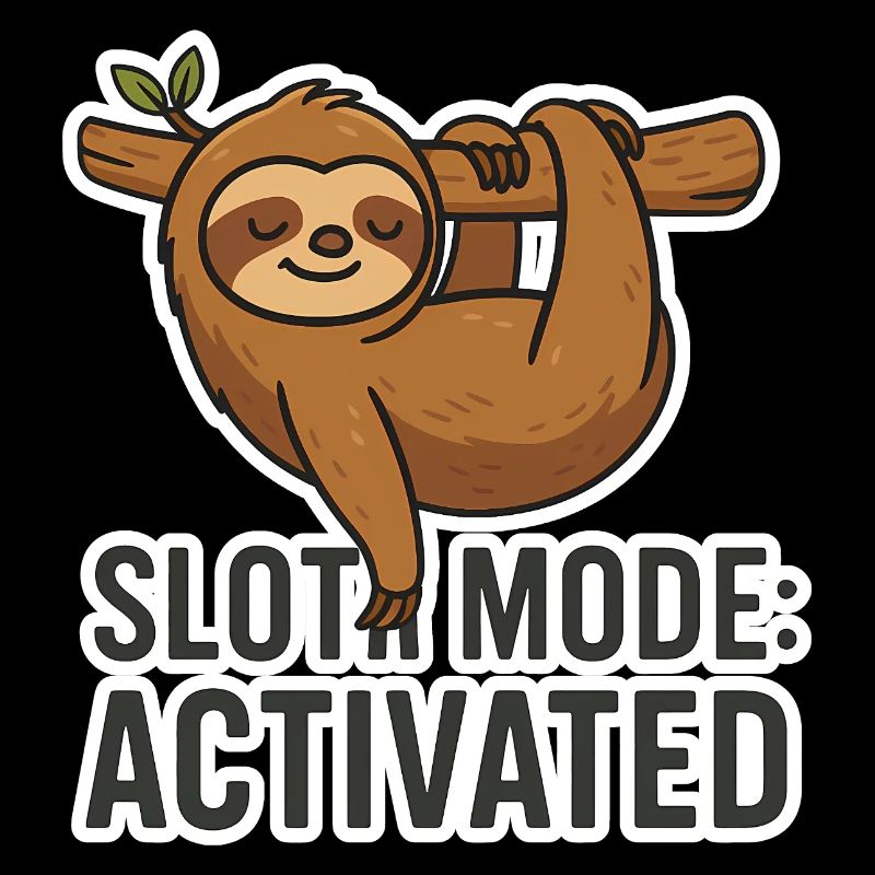 Sloth Mode: Activated - Funny Sloth Saying