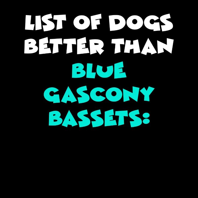 Blue Gascony Bassets