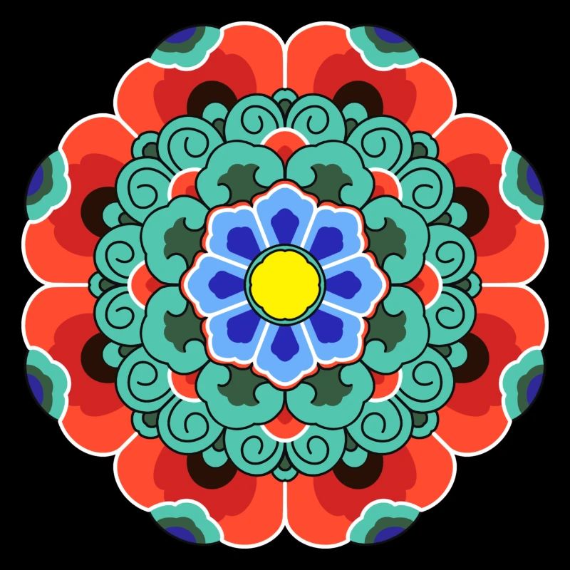 Dancheong 단청 - single