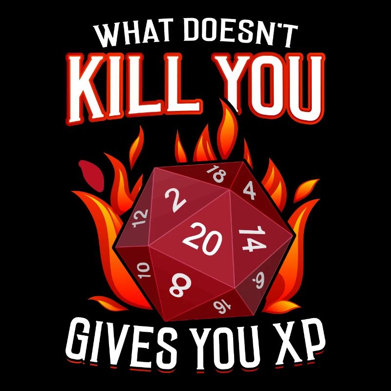 Ce qui ne vous tue pas vous donne XP - RPG D20 disant