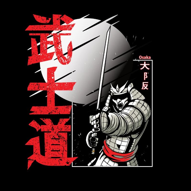 Samurai Artwork Anime Comic Stil Japan Osaka