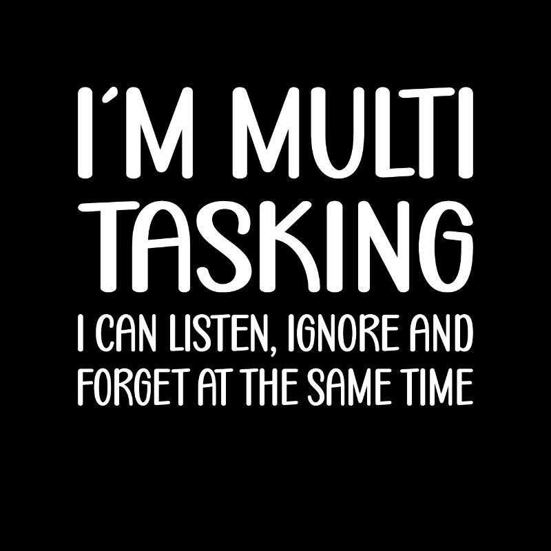 Le multitâche peut écouter et oublier simultanément