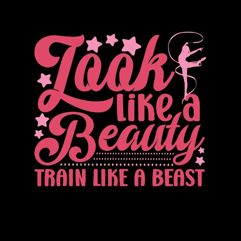 Un cadeau de gymnaste ressemble à un train de beauté comme une bête