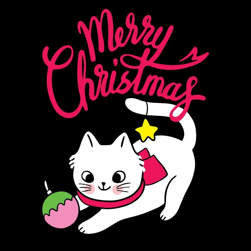 Drôle de chat, Joyeux Noël, Dicton de Noël