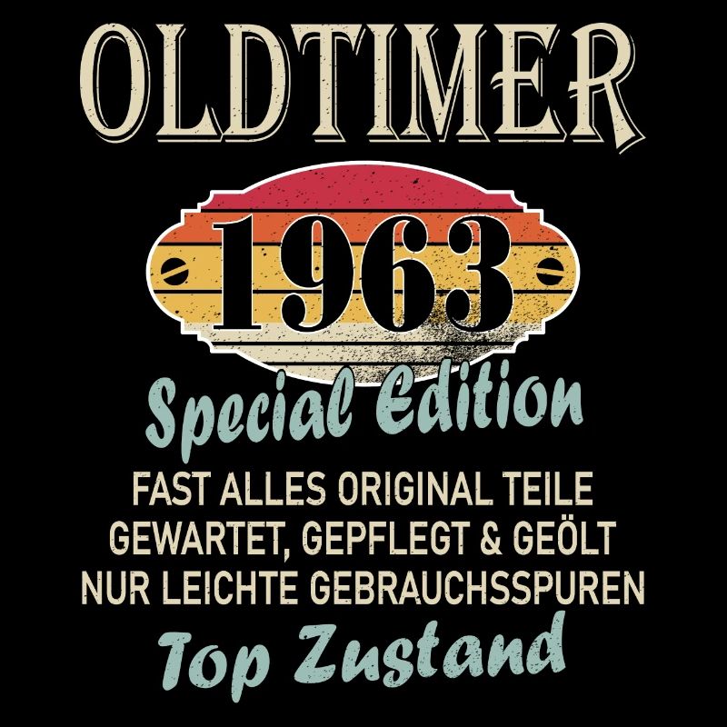 Oldtimer Modell 1963 - 60. Geburtstag